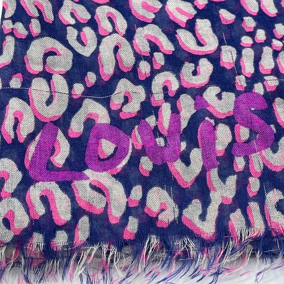 Louis Vuitton Stephen Sprouse Graffiti Leopard Scarf Wrap Etole Limited Edition - Picture 3 of 16